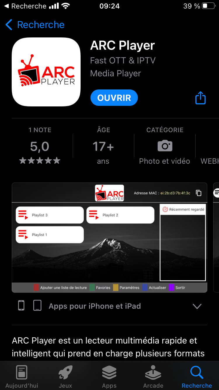 apple app store search