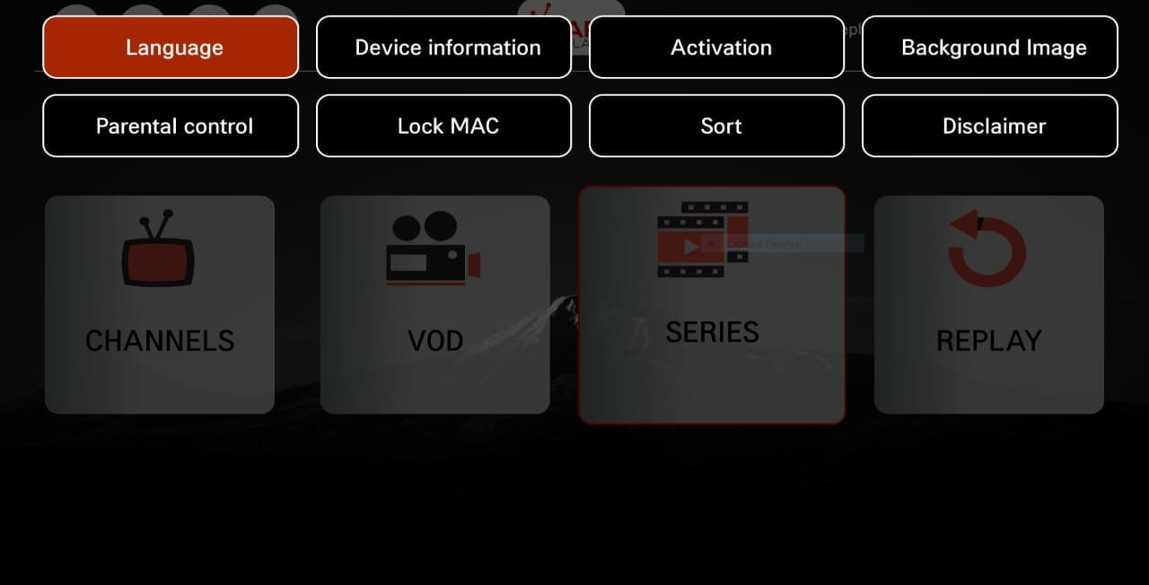 arc player settings page